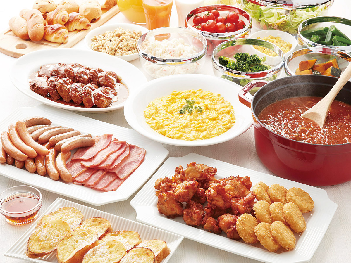 ビュッフェとカフェの選べる朝食