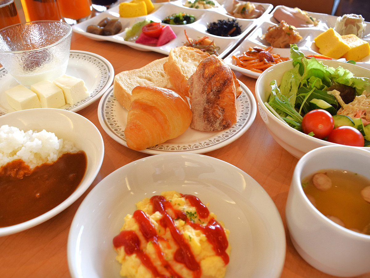 地元食材を取り入れた健康的な朝食