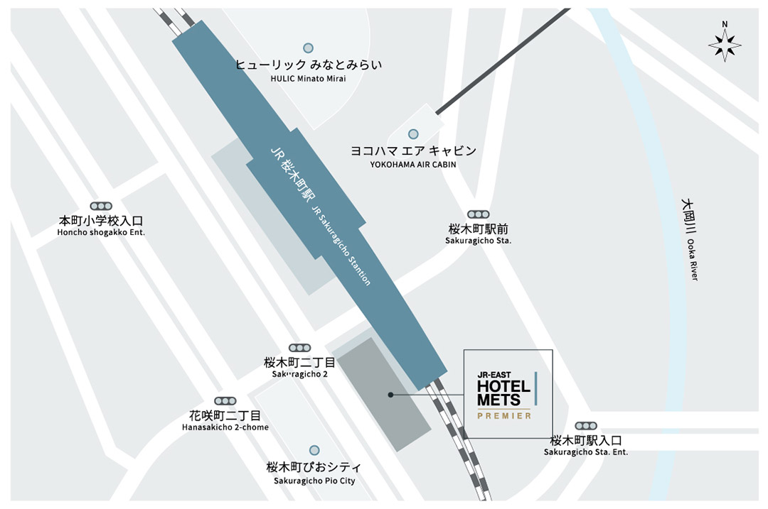 Access from JR Sakuragicho Station